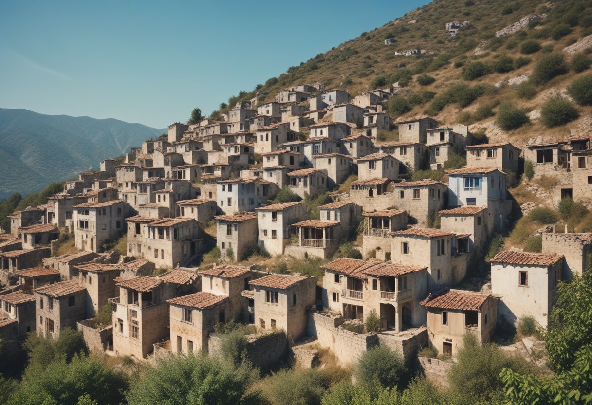 A ghost city near Fethiye, Kayakoy