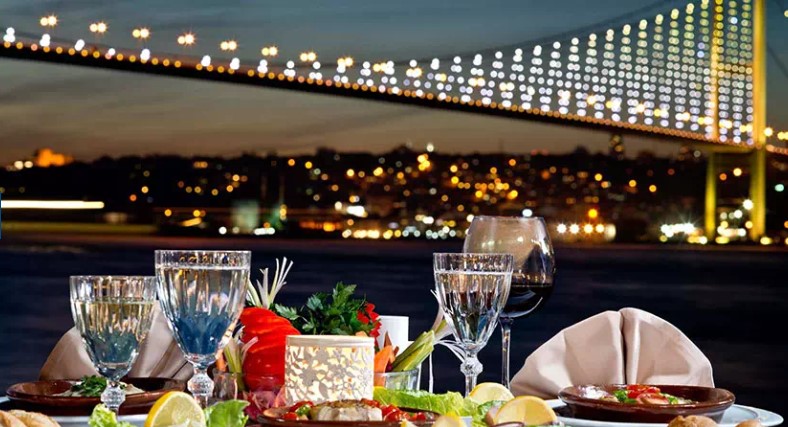 Savoring Elegance, A Private Table Experience on Istanbul's Bosphorus Dinner Cruise & Show