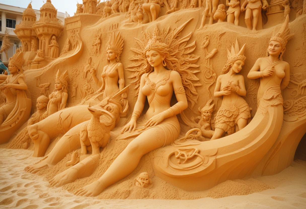 The Biggest Sand Sculpture Festival, Antalya